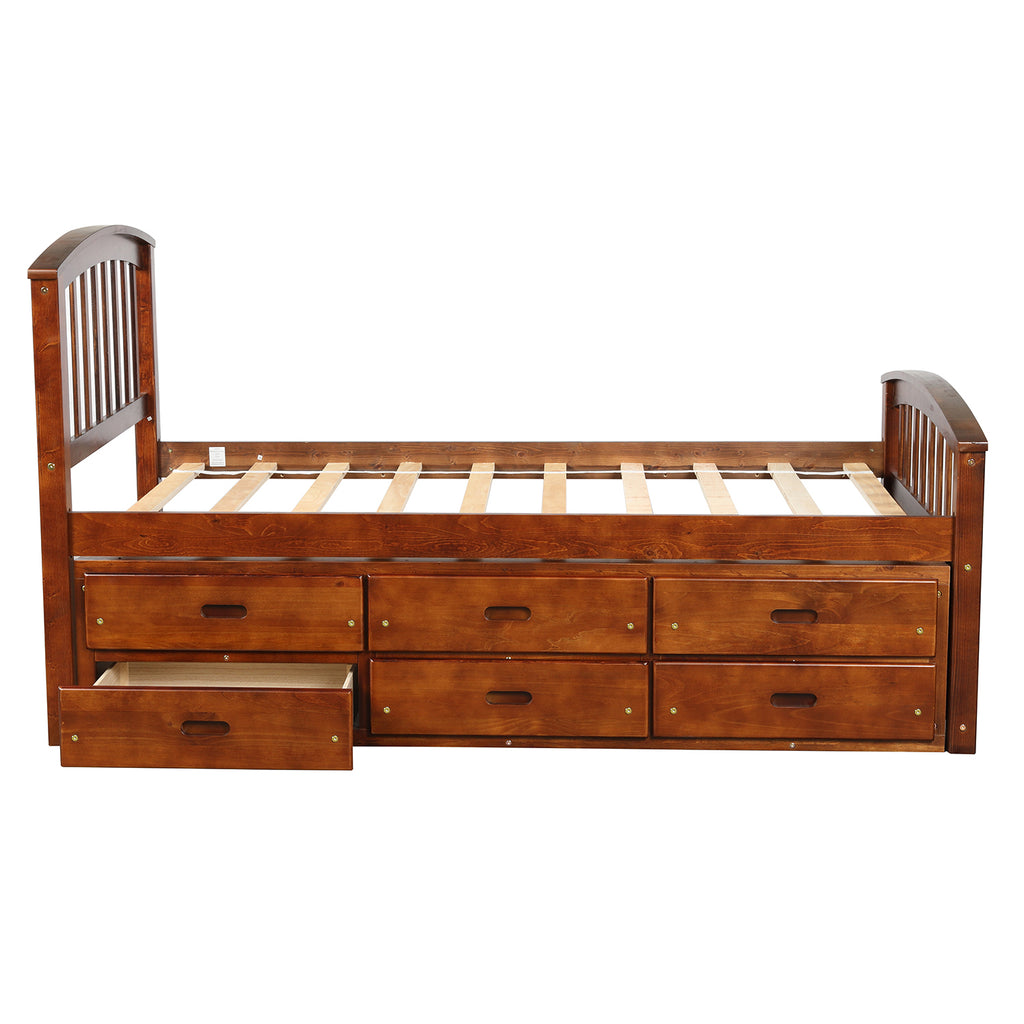 Frode Solid Wood Twin Platform Bed Frame