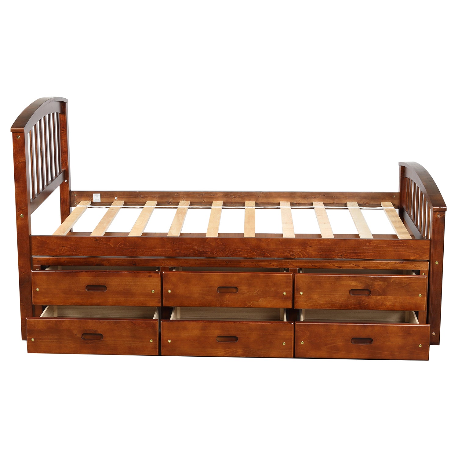 Frode Solid Wood Twin Platform Bed Frame