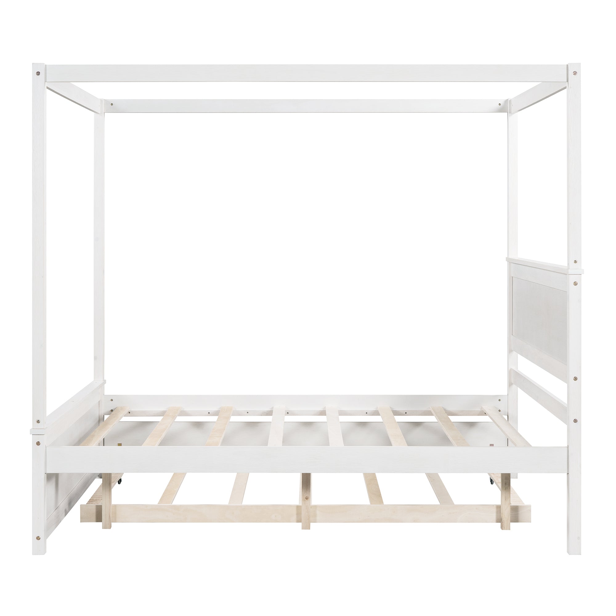 Nils Solid Wood Full Platform Bed Frame