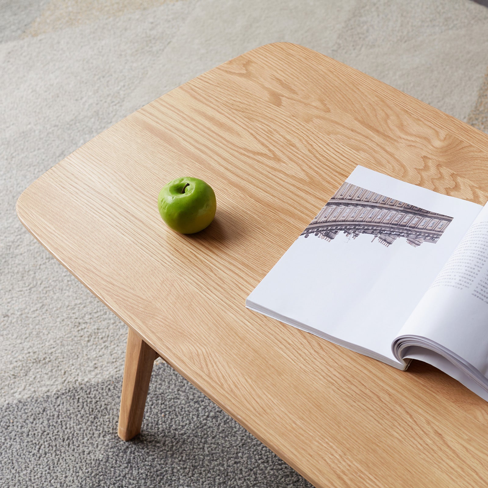 Juni Storage Solid Wood Coffee Table