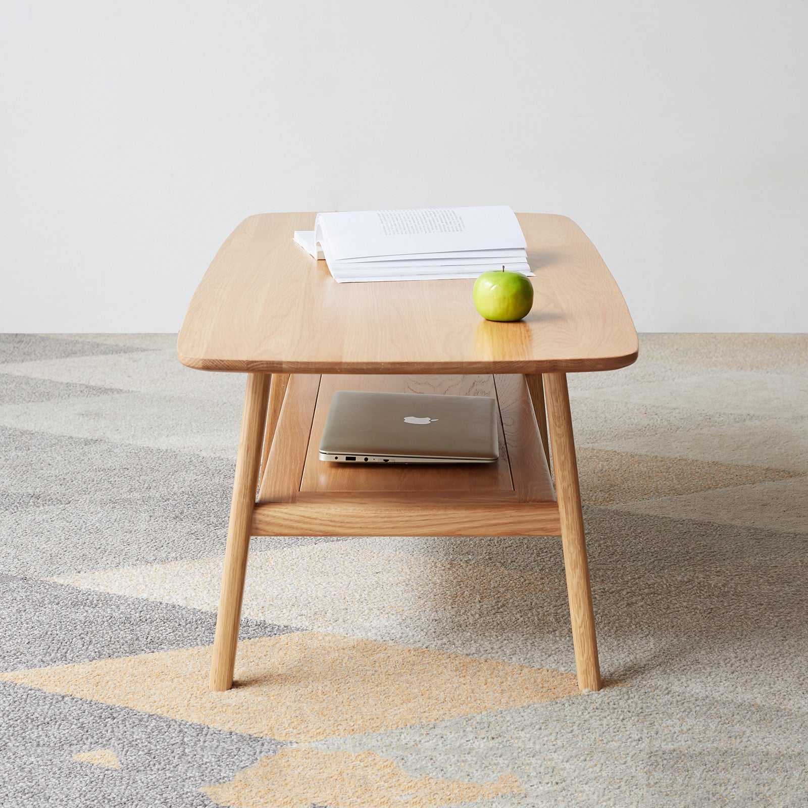 Juni Storage Solid Wood Coffee Table