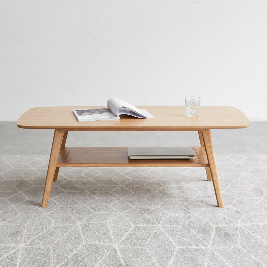 Juni Storage Solid Wood Coffee Table