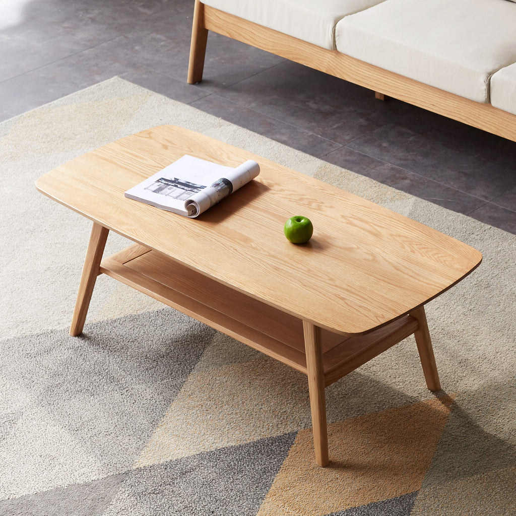 Juni Storage Solid Wood Coffee Table