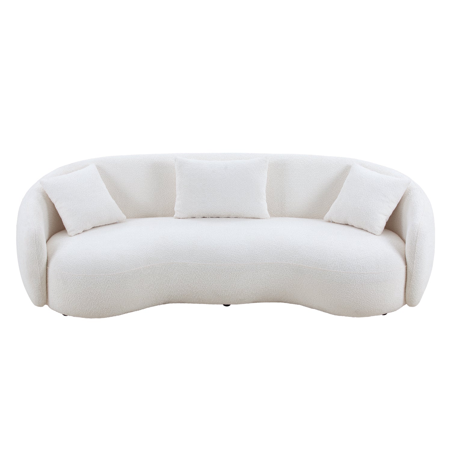 Espen Curved Boucle Sofa