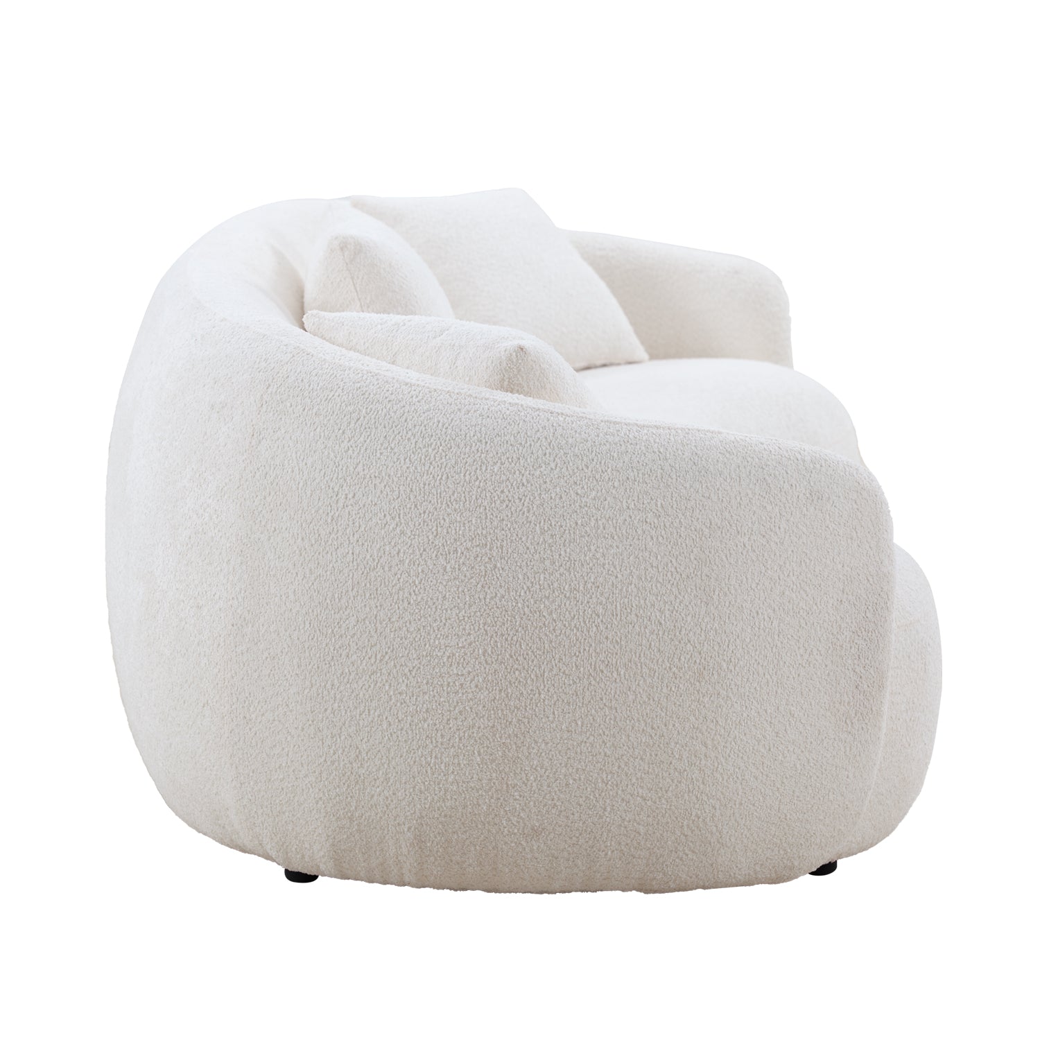 Espen Curved Boucle Sofa