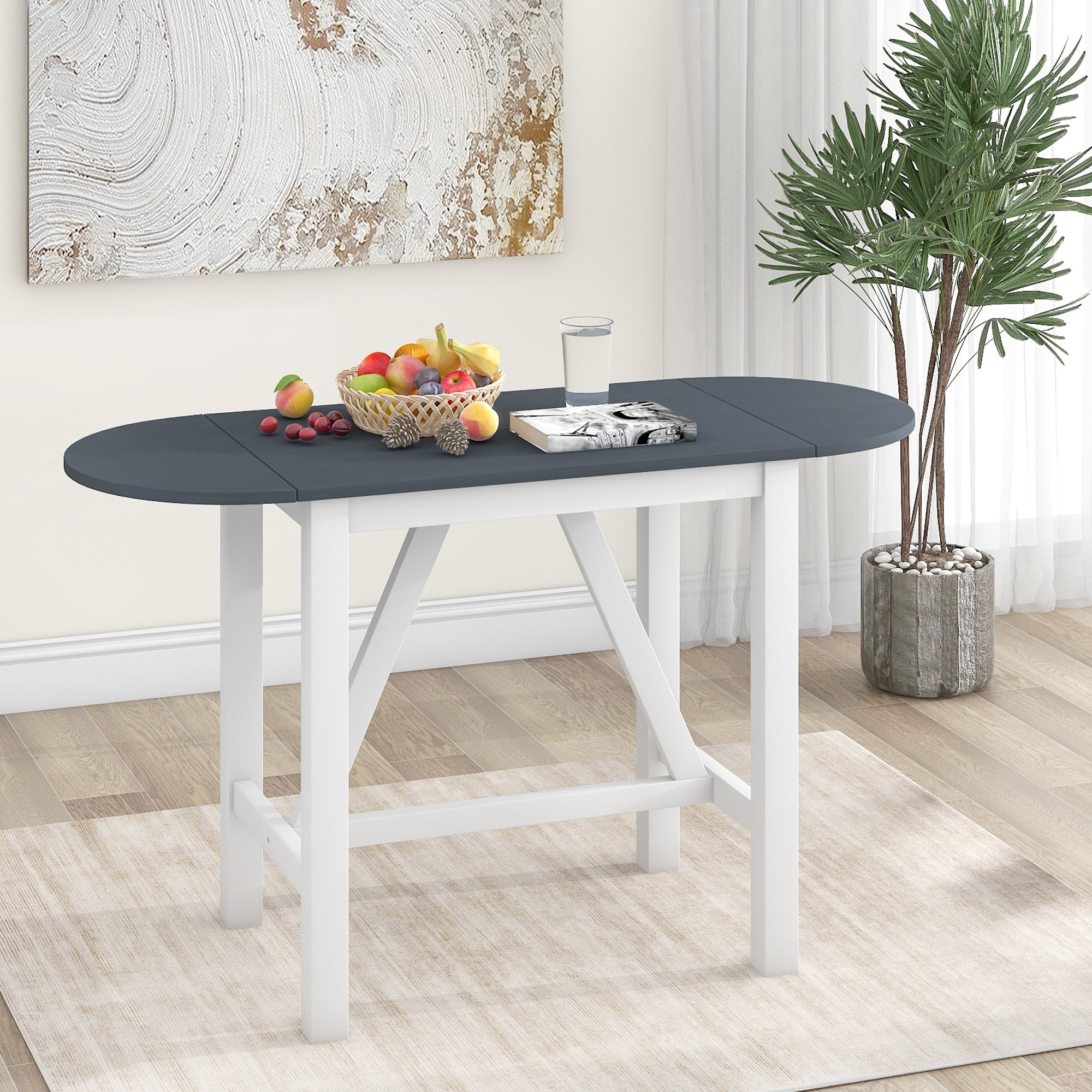 Oskar 3-Piece Solid Wood Dining Set