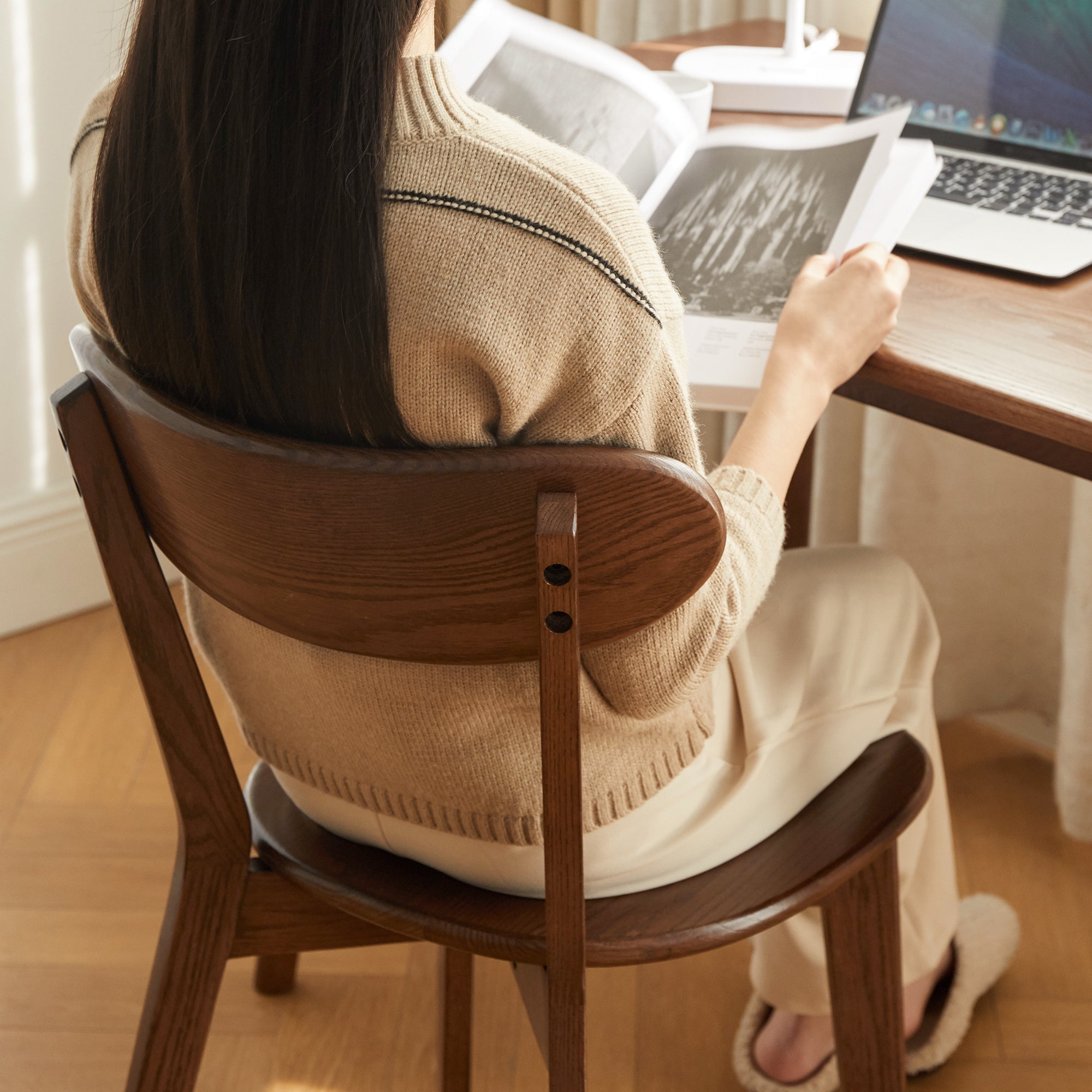 Cato Oak Dining Chair