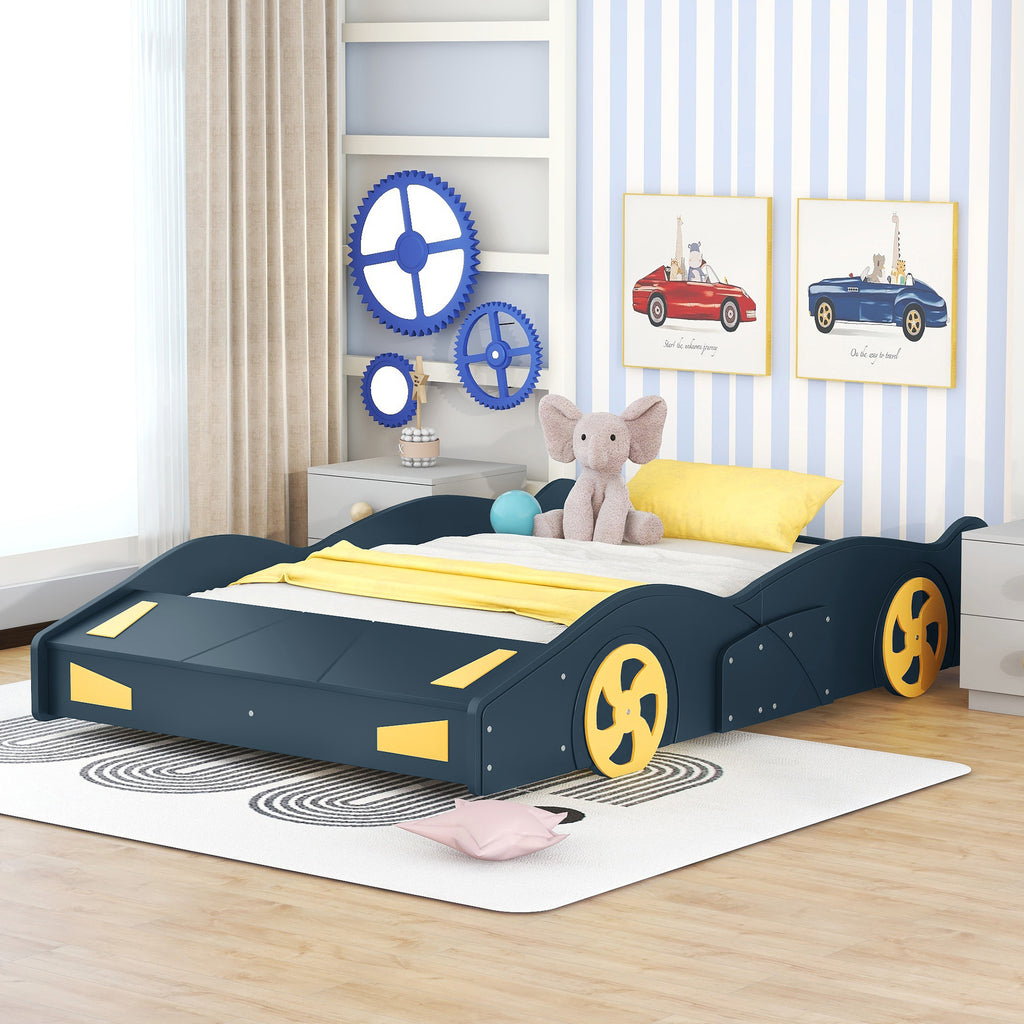 Berit Solid Wood Full Platform Bed Frame