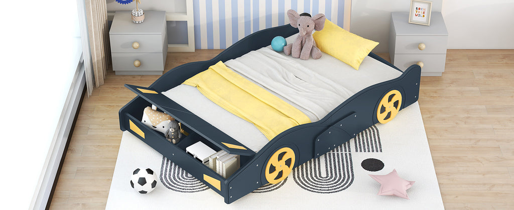 Berit Solid Wood Full Platform Bed Frame