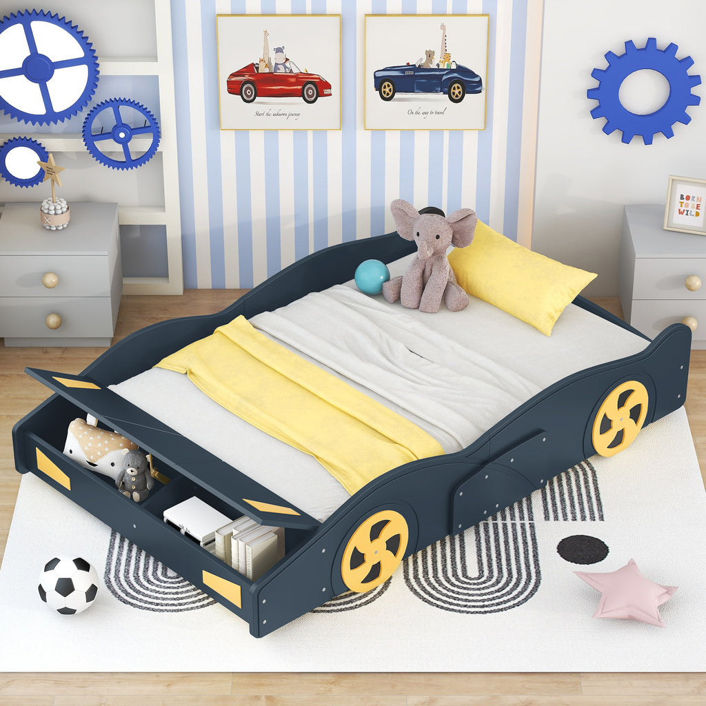 Berit Solid Wood Full Platform Bed Frame