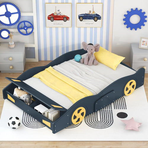 Berit Solid Wood Full Platform Bed Frame