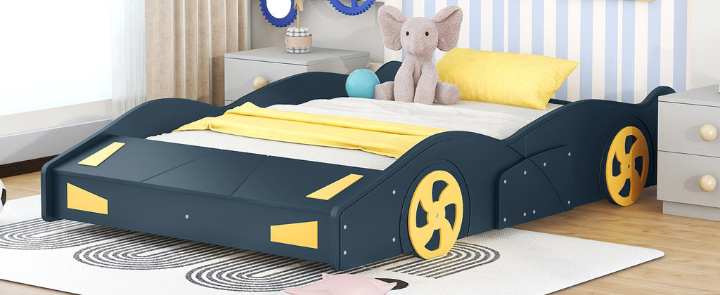 Berit Solid Wood Full Platform Bed Frame