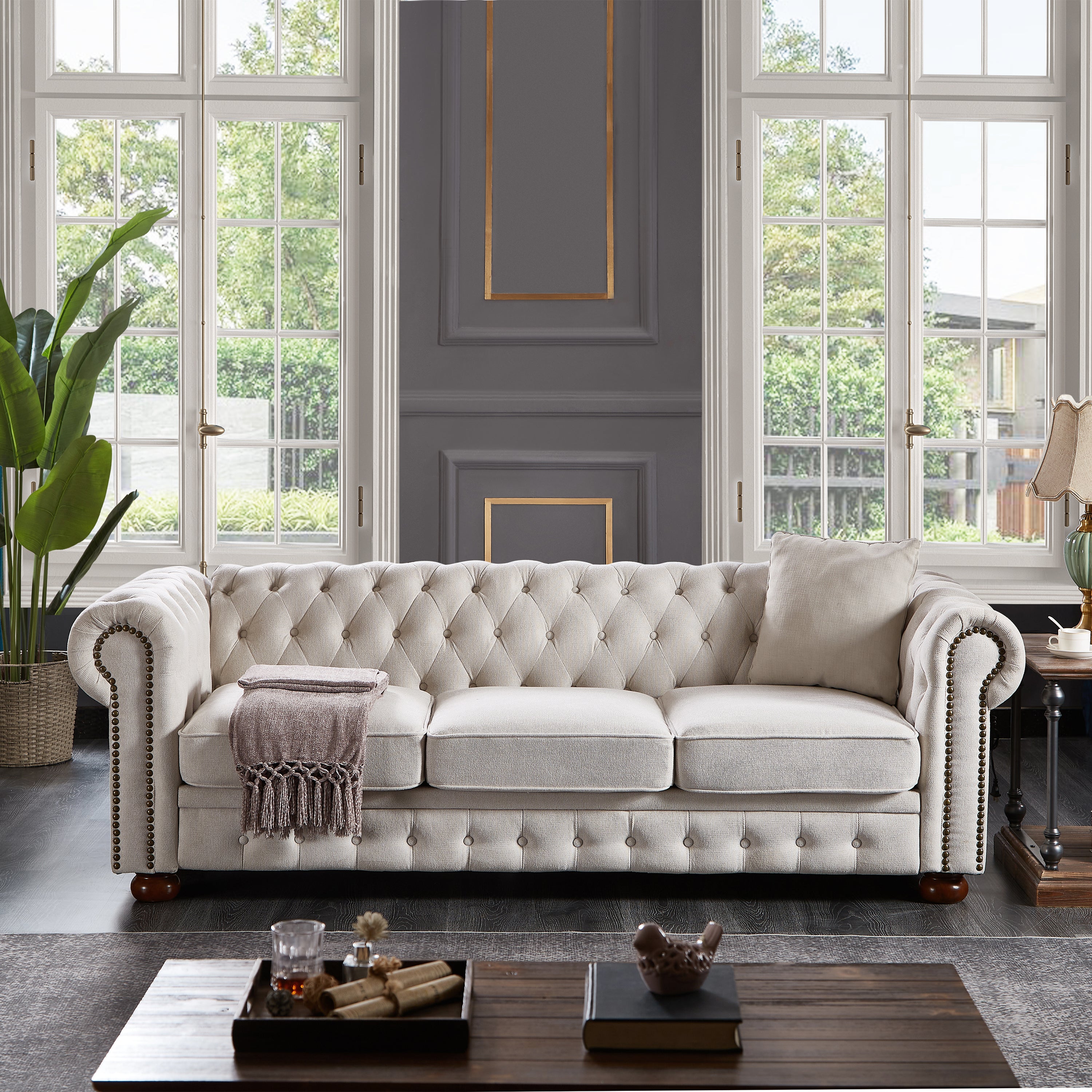 Frida Linen Sofa
