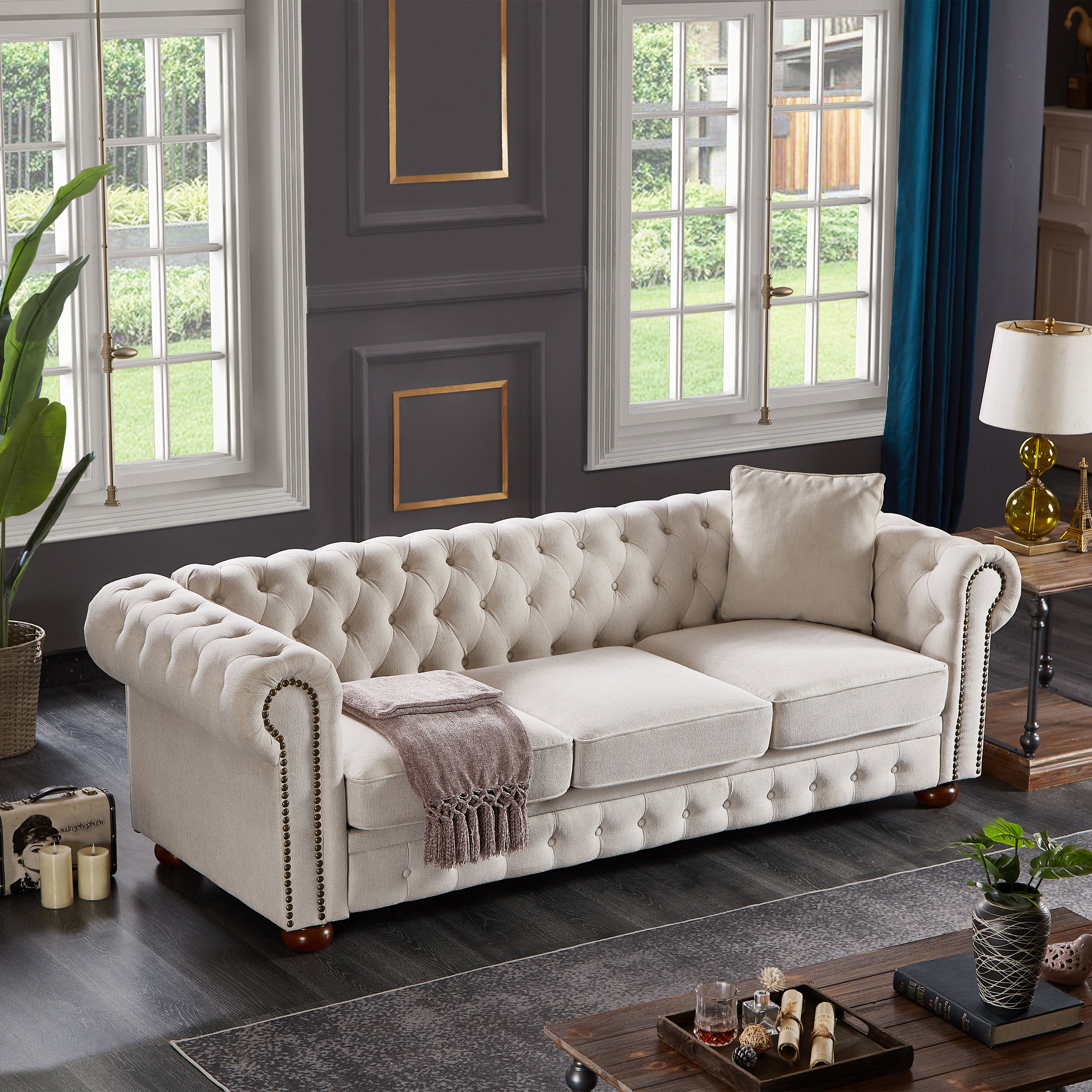 Frida Linen Sofa