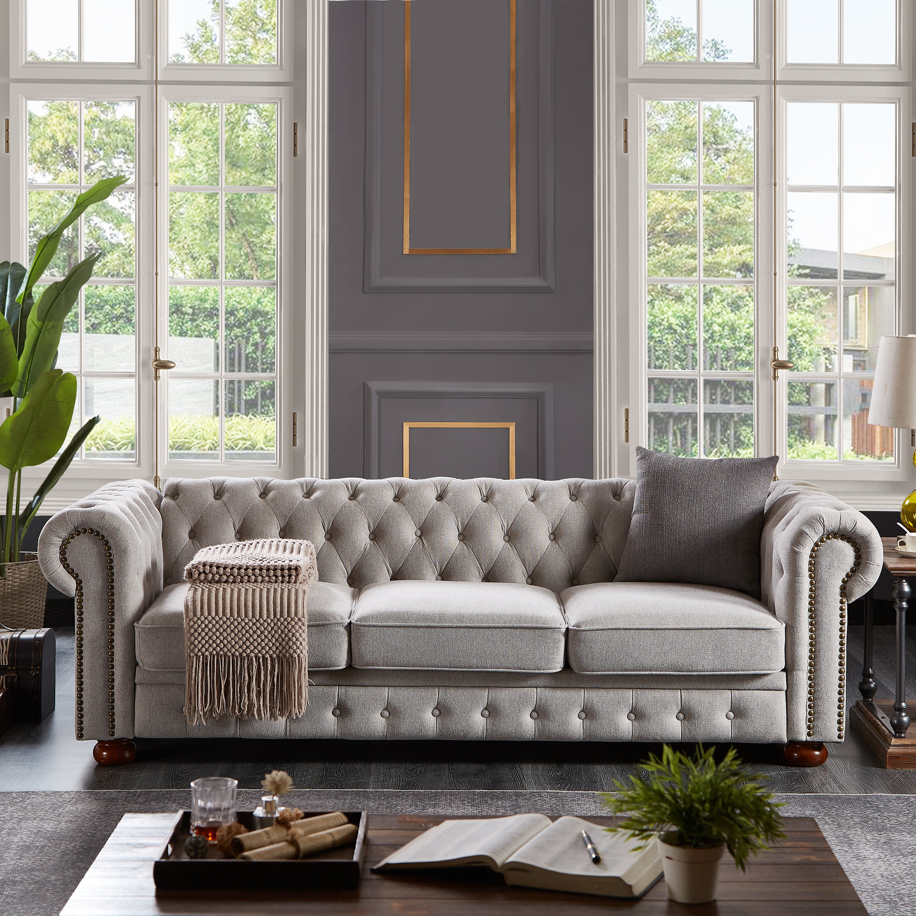 Frida Linen Sofa