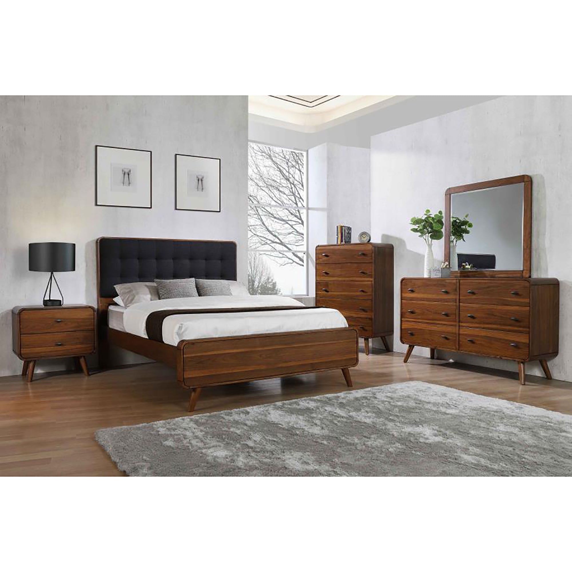 Nella Walnut Nightstand