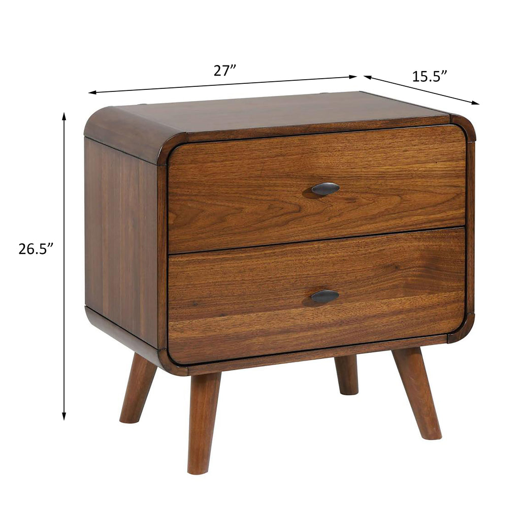 Nella Walnut Nightstand