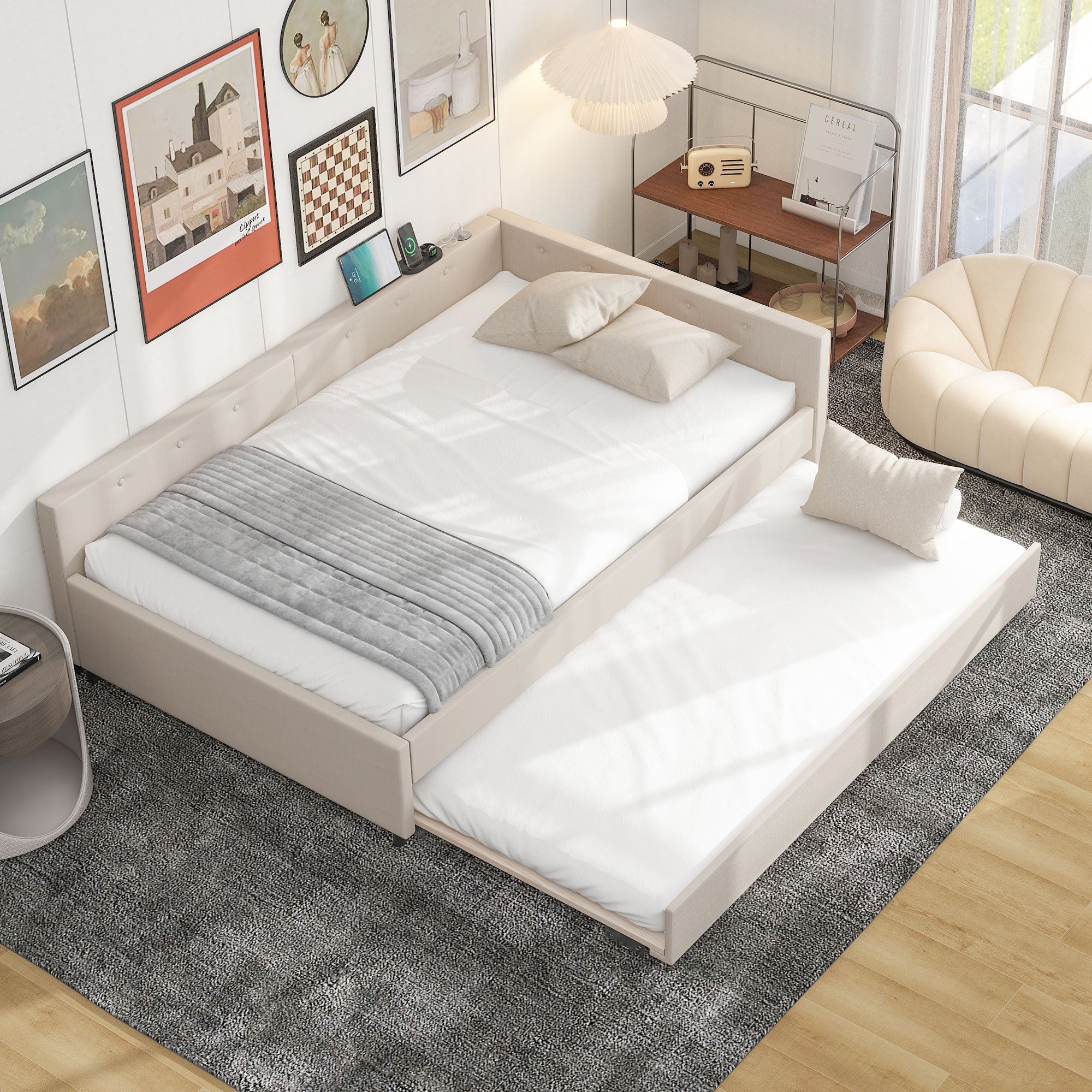 Ines Full Platform Bed Frame