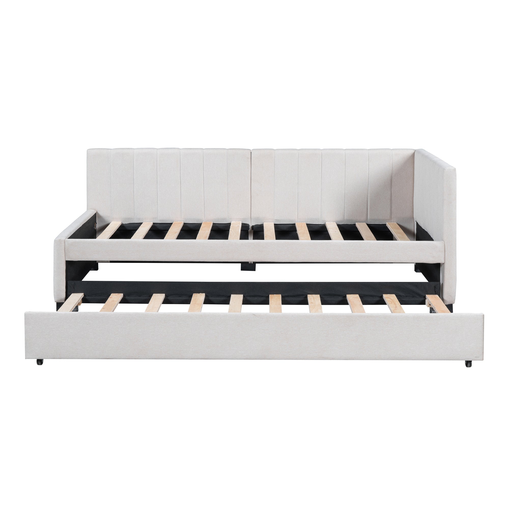 Asger Linen Twin Bed Frame