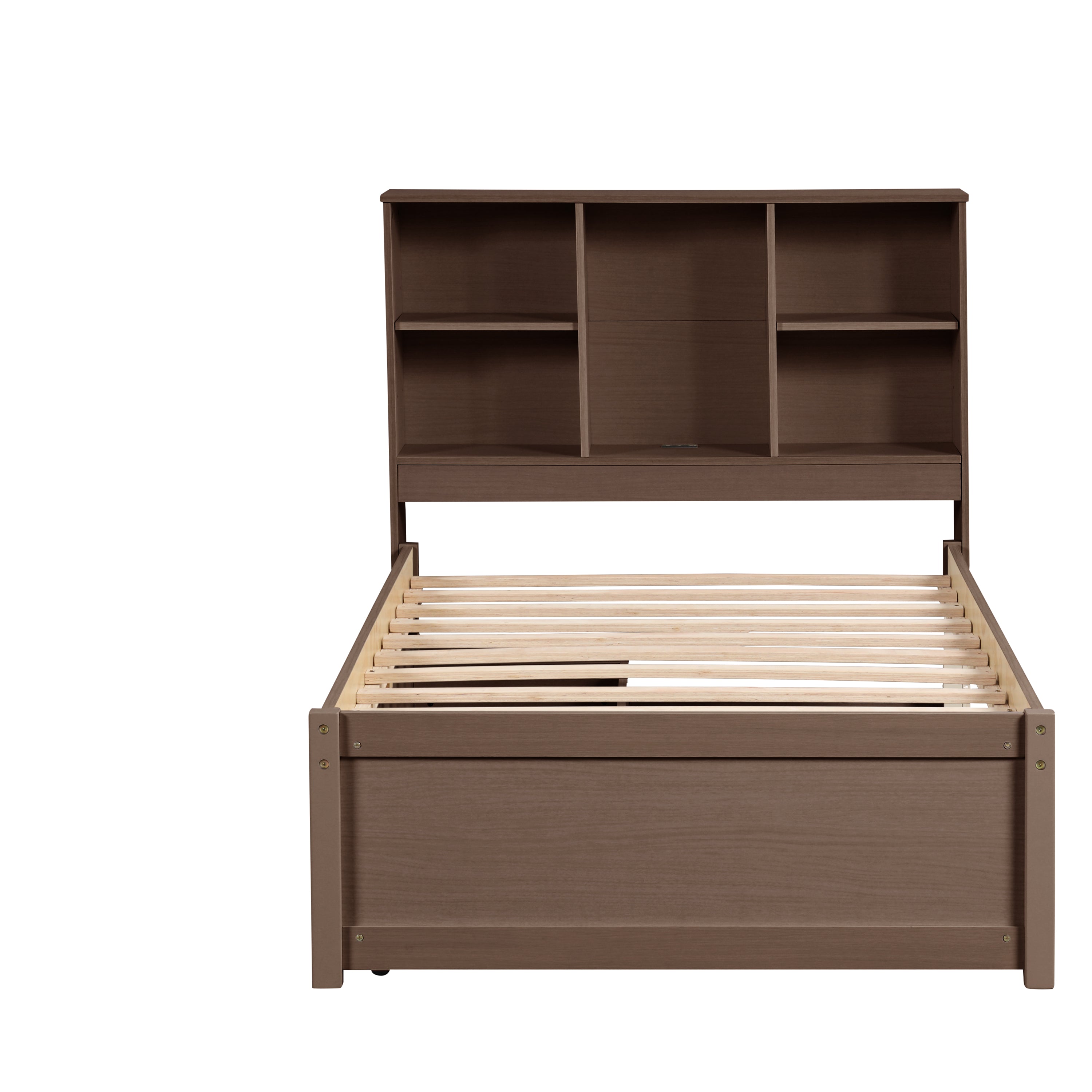 Mette Walnut Twin Bed Frame