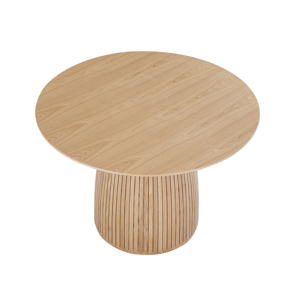 Runa Round Oak Dining Table