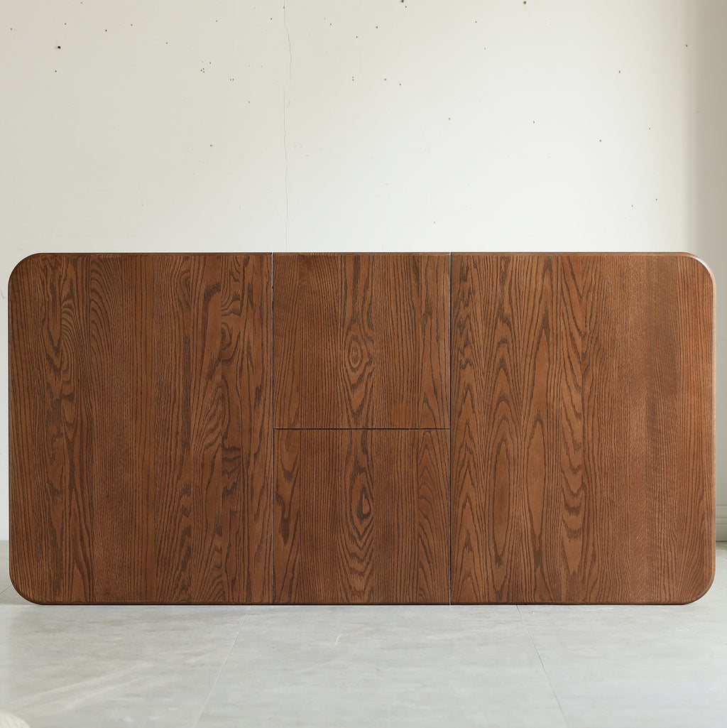 Wenche Round Walnut Dining Table