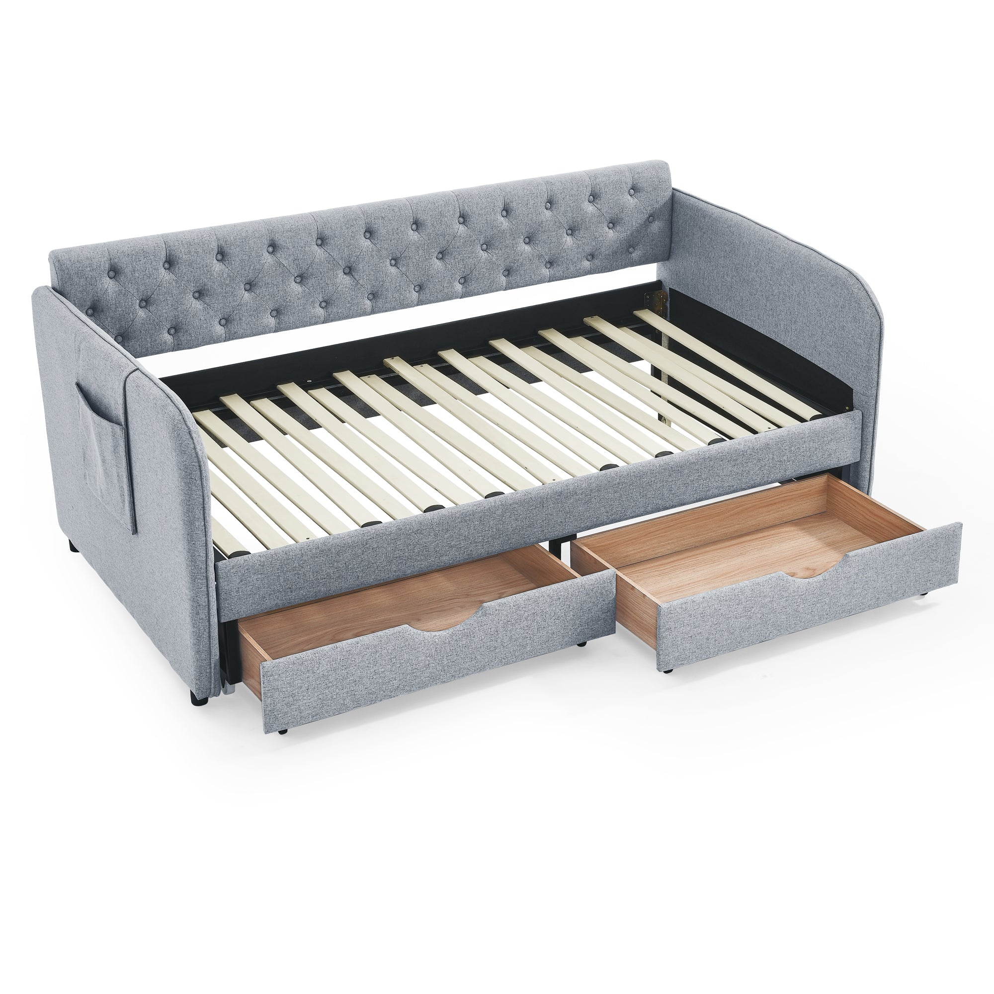 Ciri Storage Linen Sofa Bed