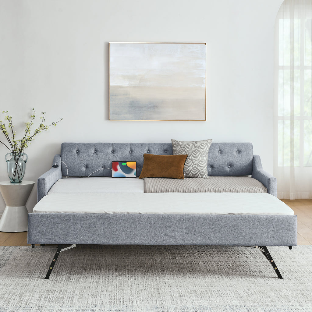 Trine Linen Sofa Bed