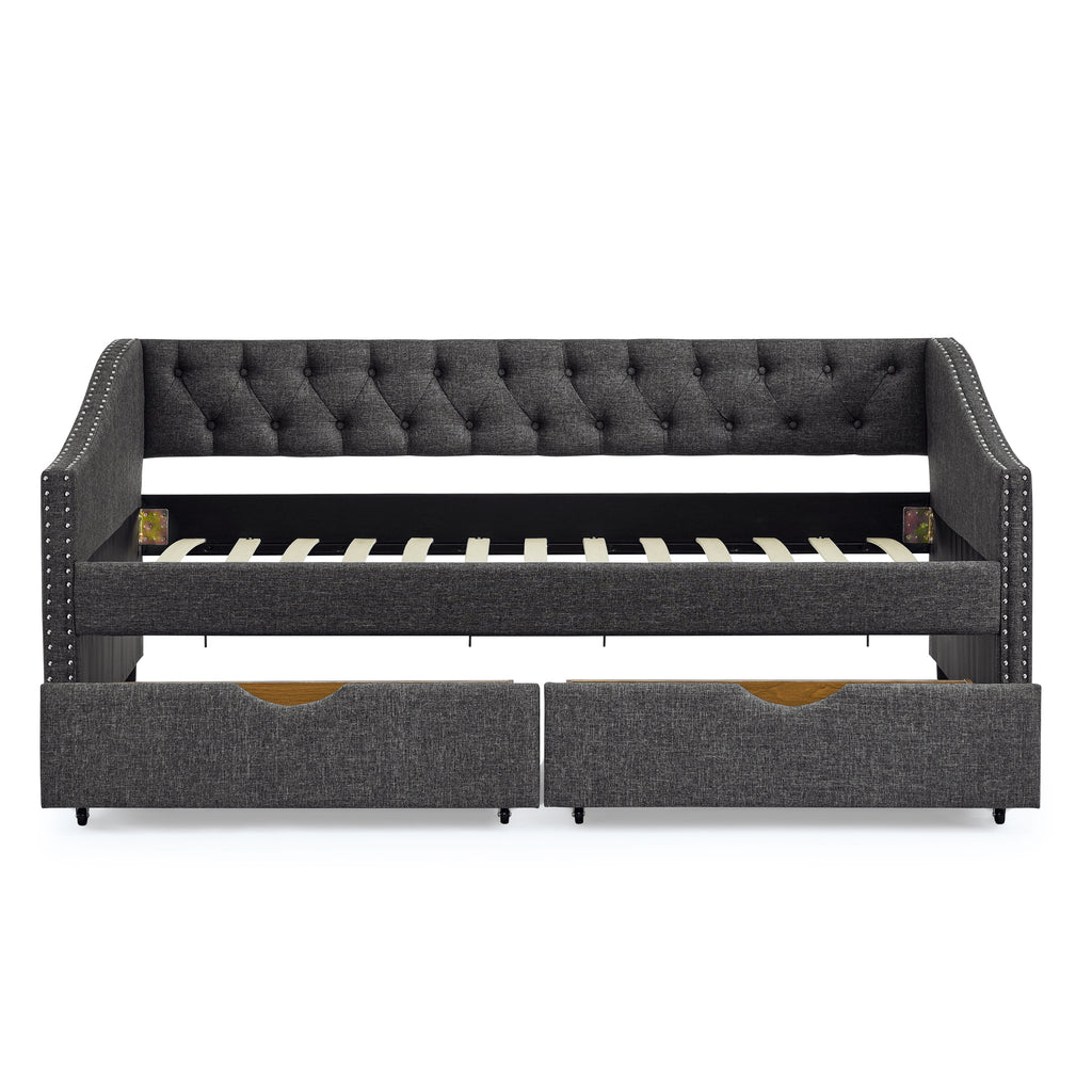 Solveig Linen Sofa Bed