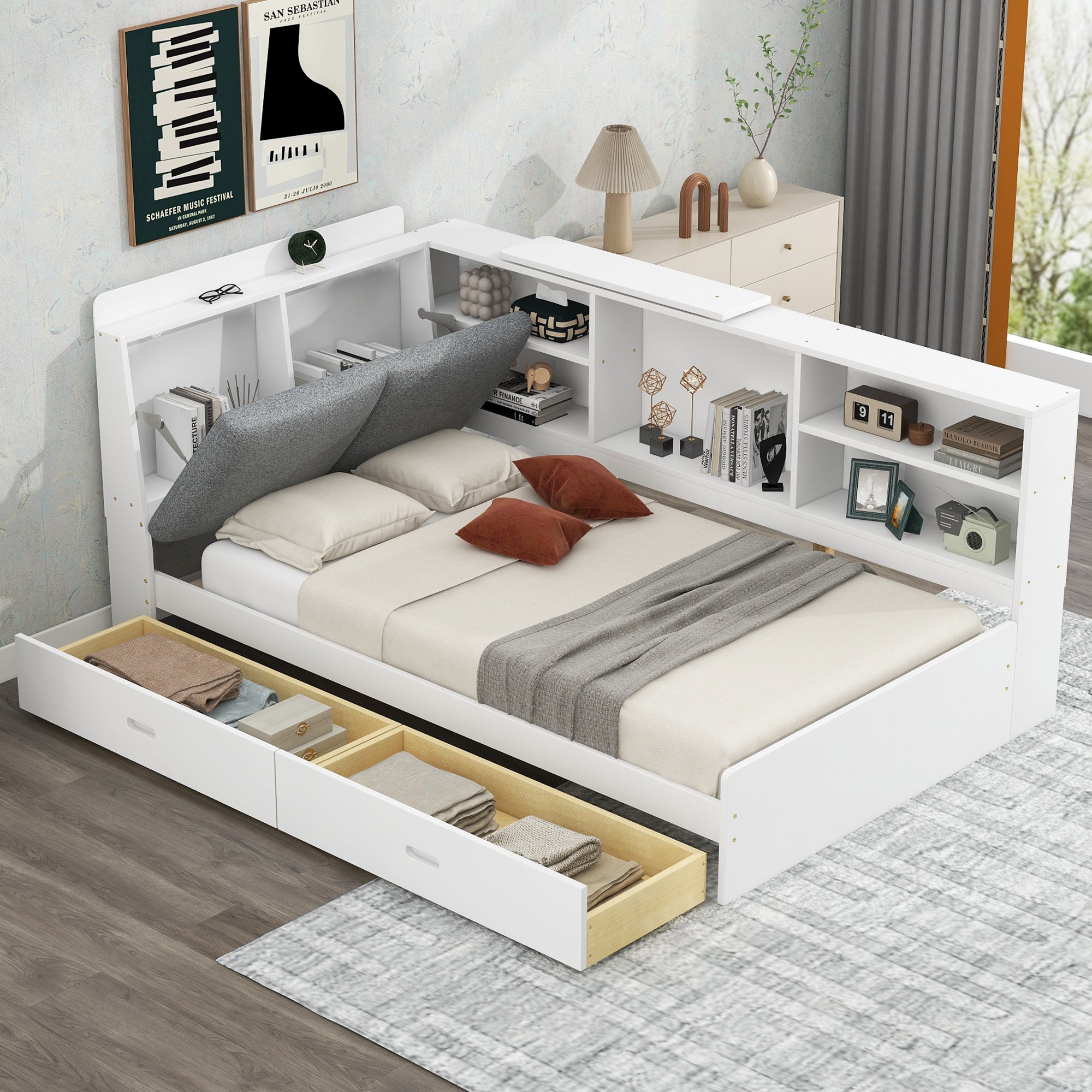 Inga Solid Wood Twin Platform Bed Frame