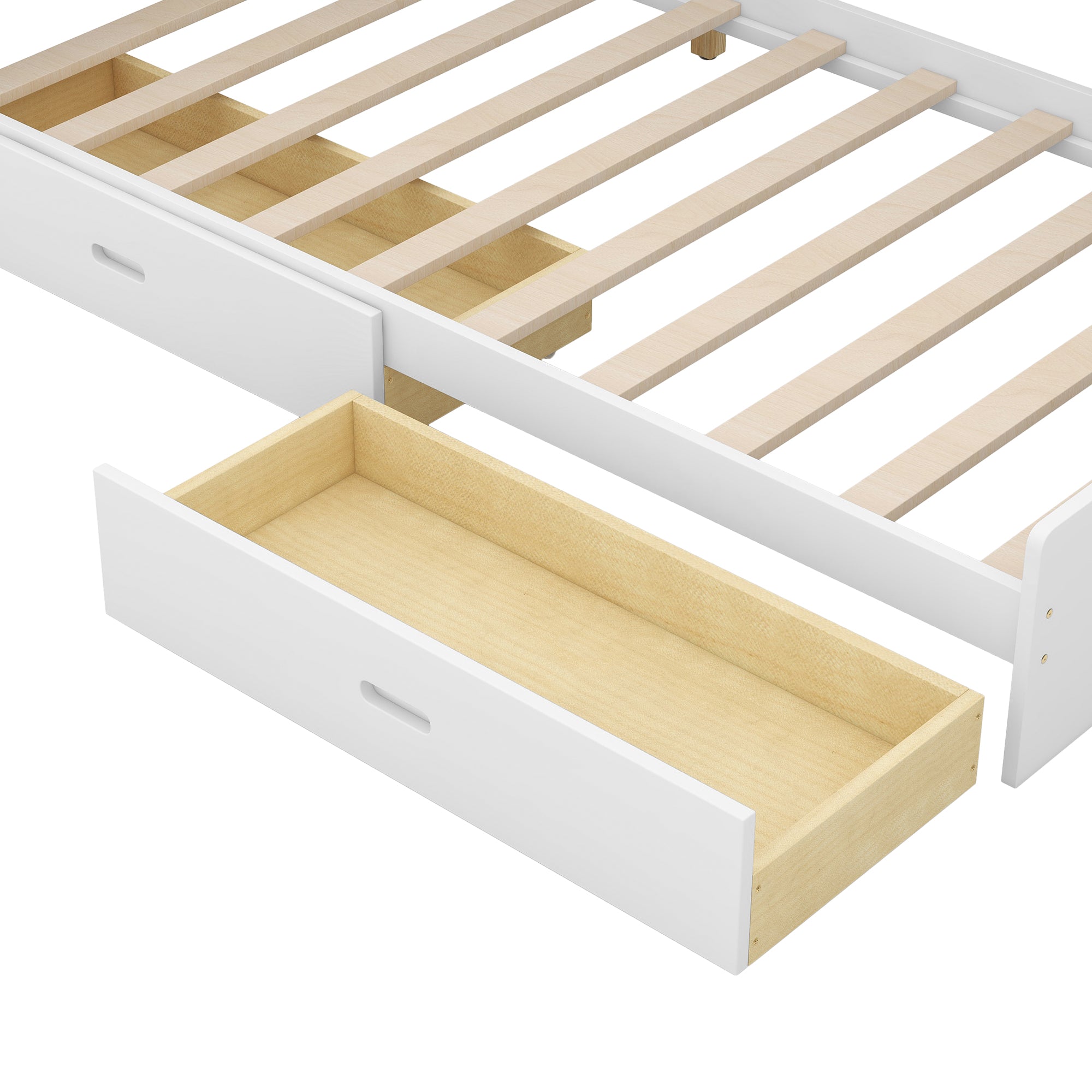 Inga Solid Wood Twin Platform Bed Frame