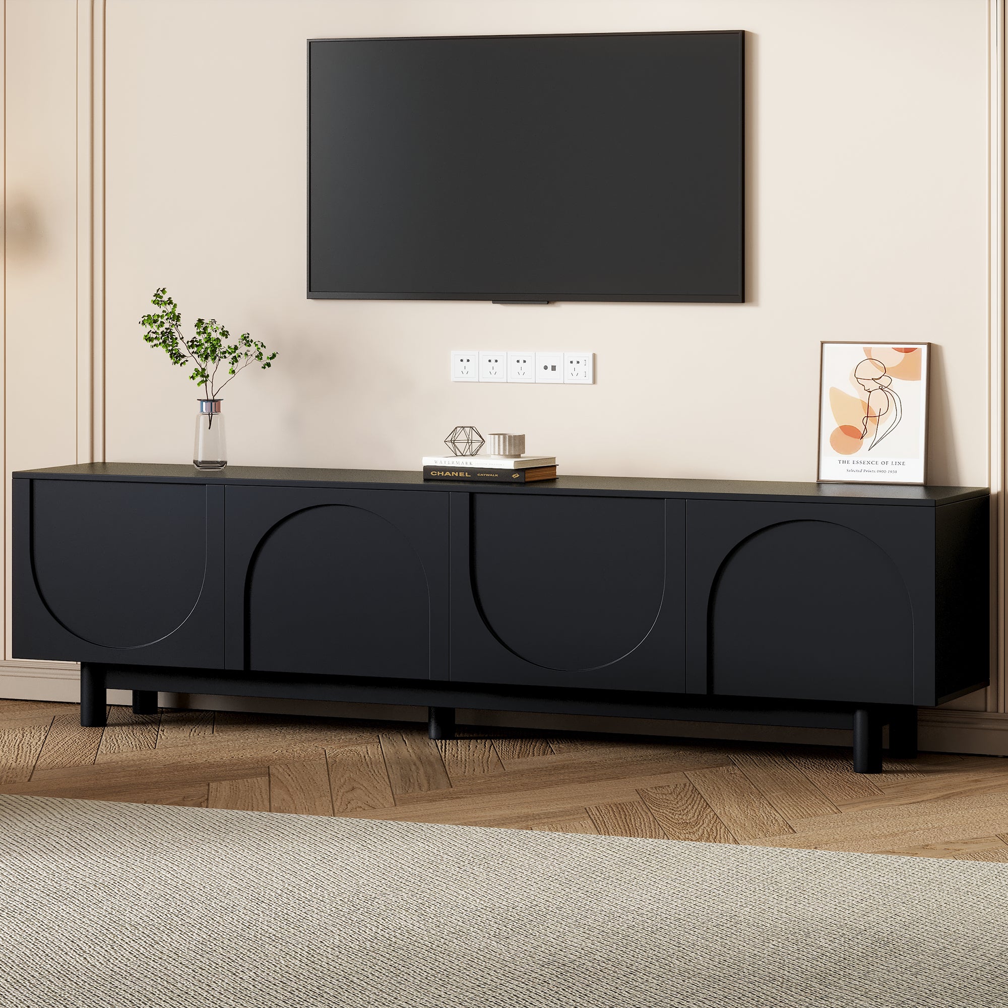 Gro Solid Wood TV Stand