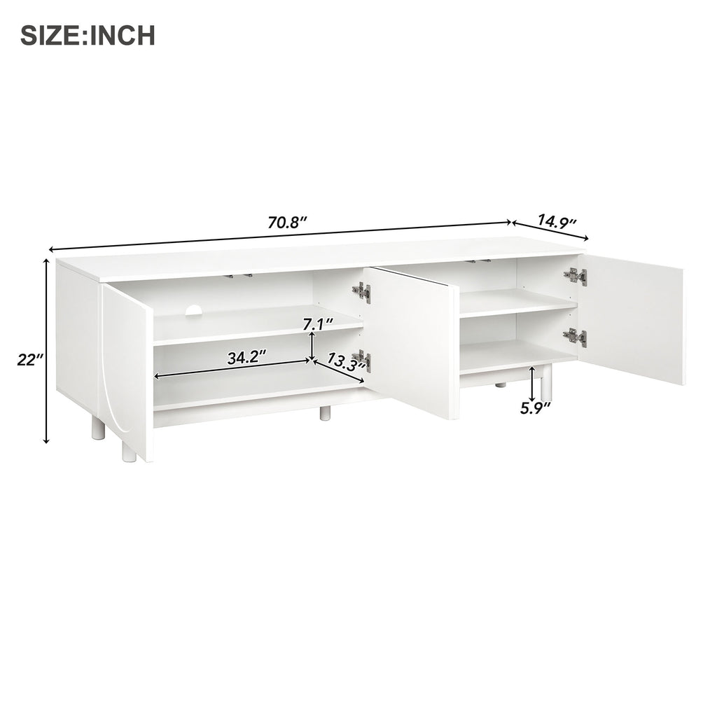 Gro Solid Wood TV Stand