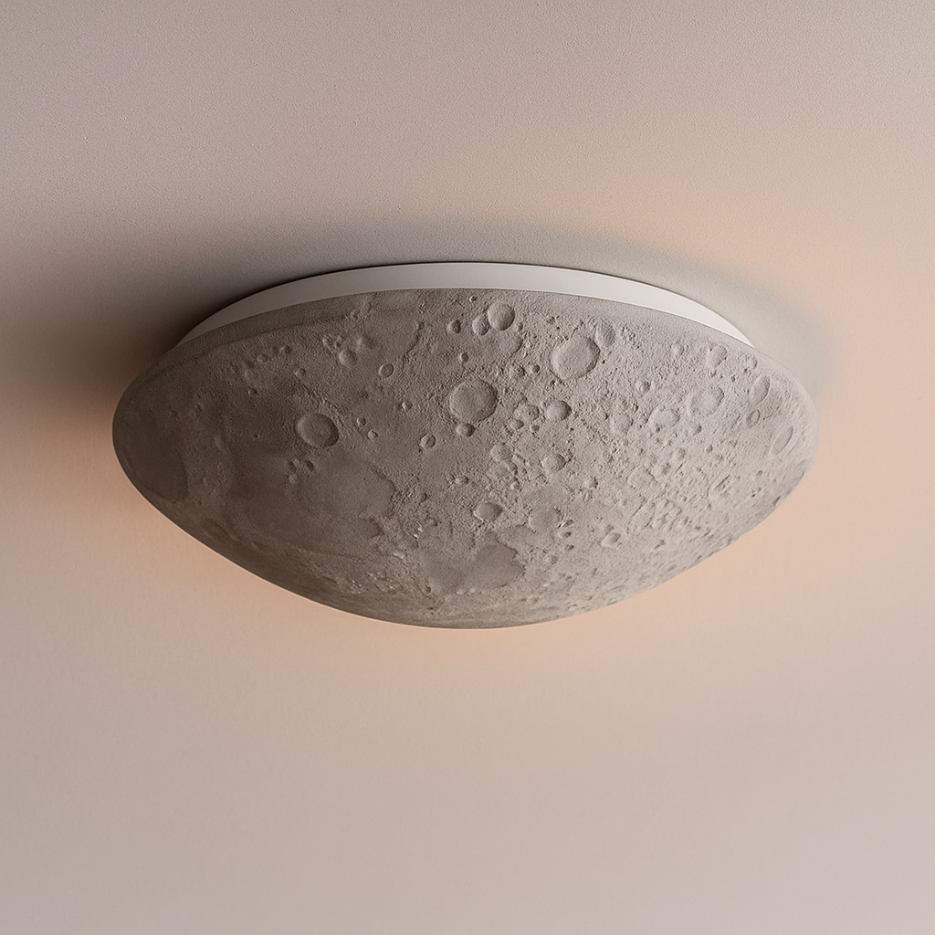 Plafondlamp maan effect