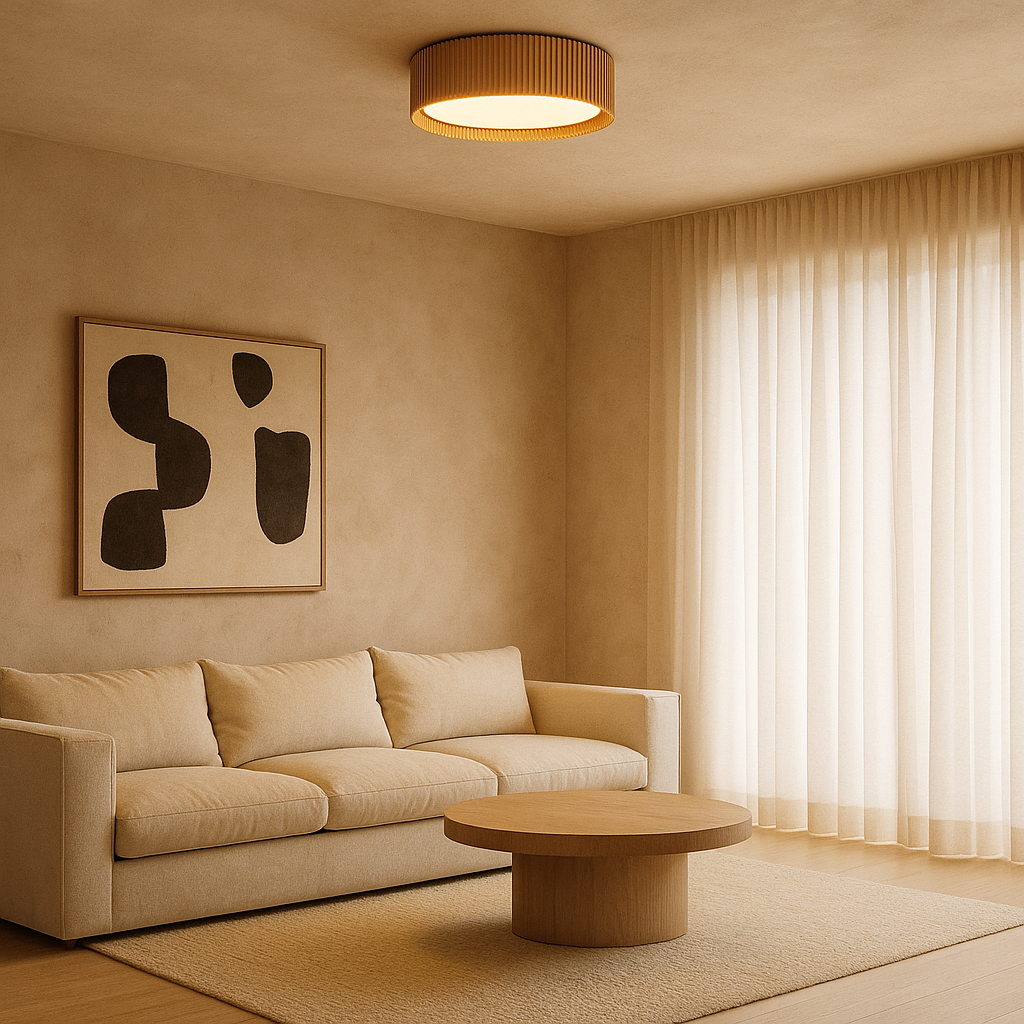 Plafondlamp voor warme sfeer