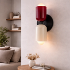 Dubbele wandlamp met warm licht