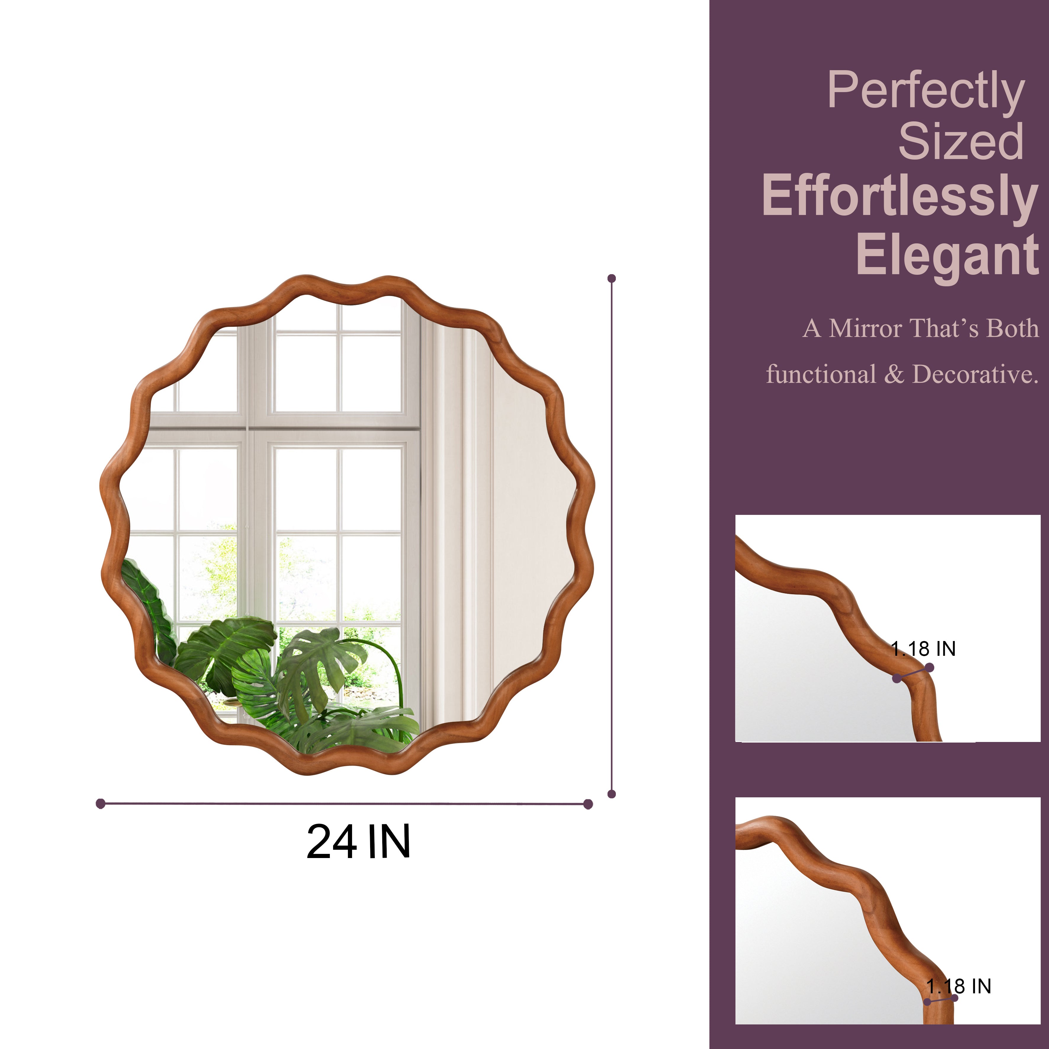 Enno Wavy Wall Mirror