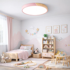 Ronde LED plafondlamp met kleuraccent