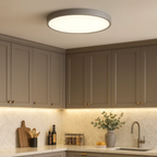 Strakke moderne ronde plafondlamp met zacht licht