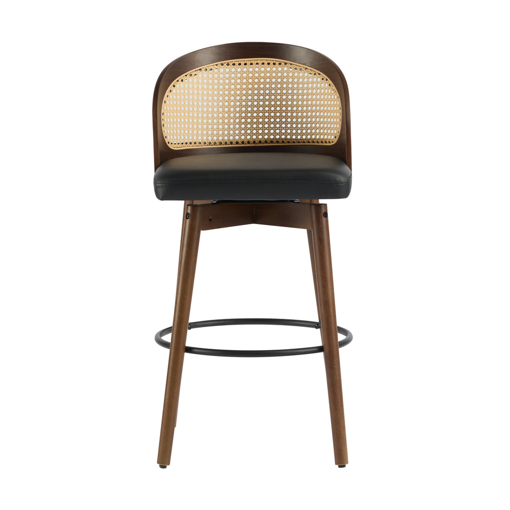 Dagny Walnut Bar Stool (Set of 2)