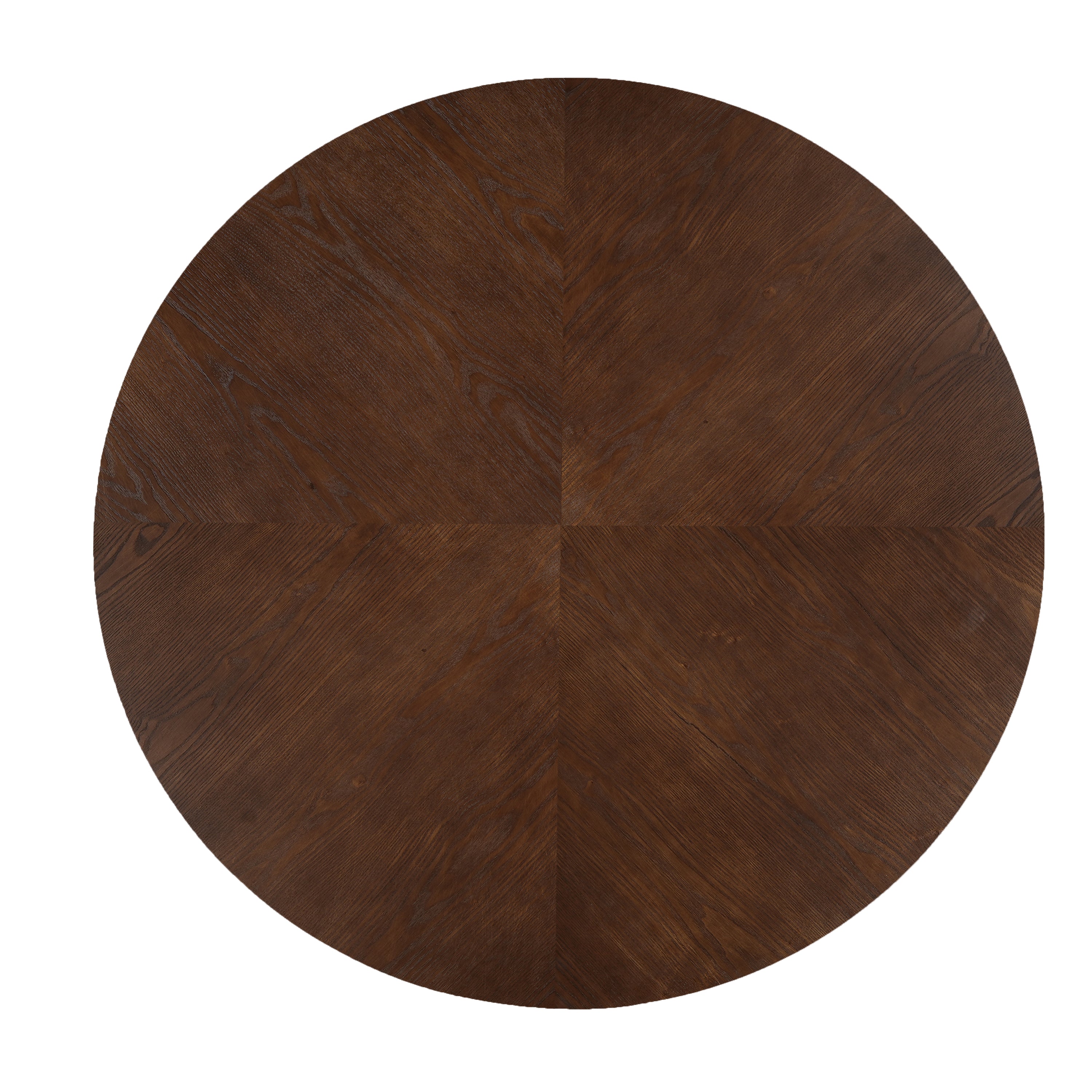Ejnar Round Walnut Dining Table