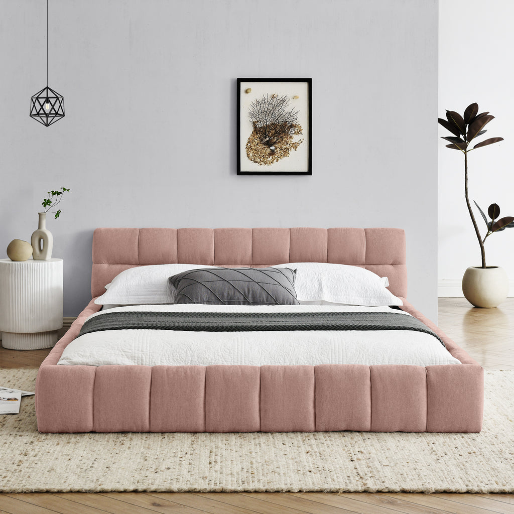 Pia Round Queen Platform Bed Frame