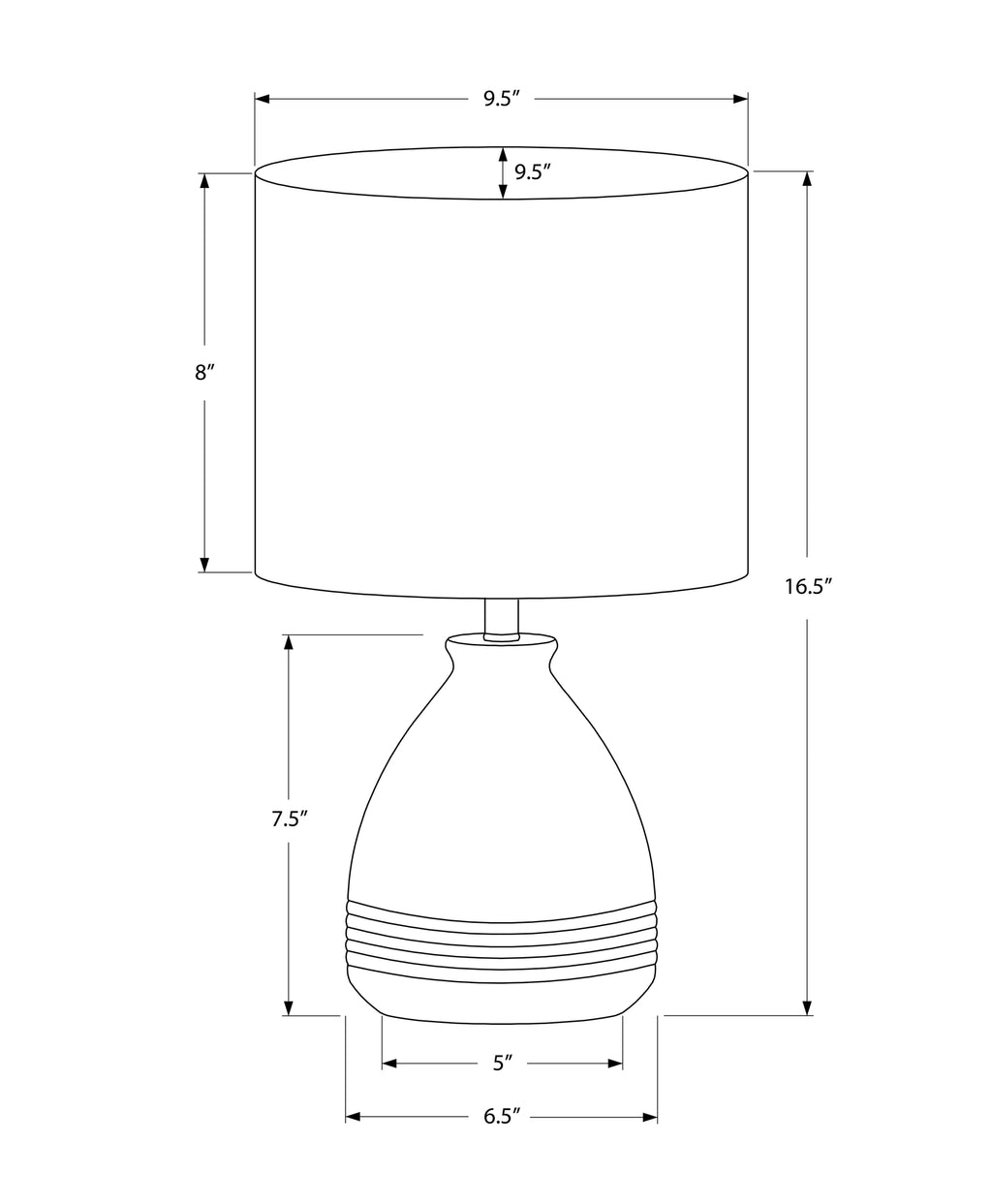Mist Ceramic Table Lamp