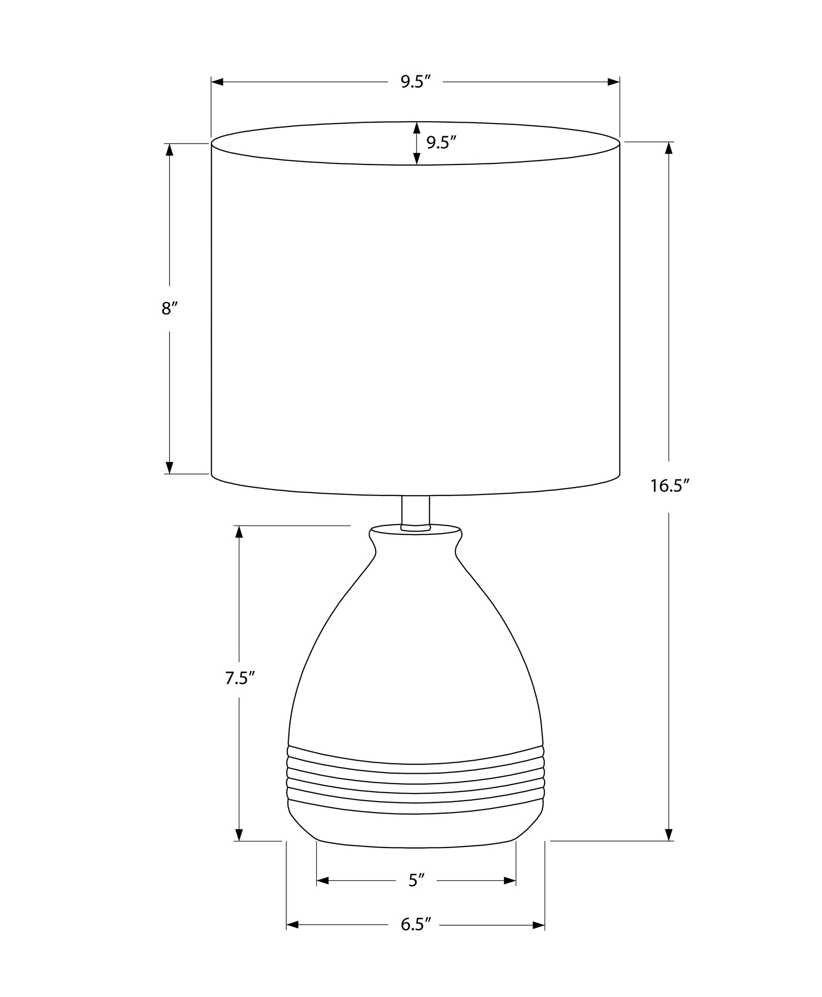 Mist Ceramic Table Lamp