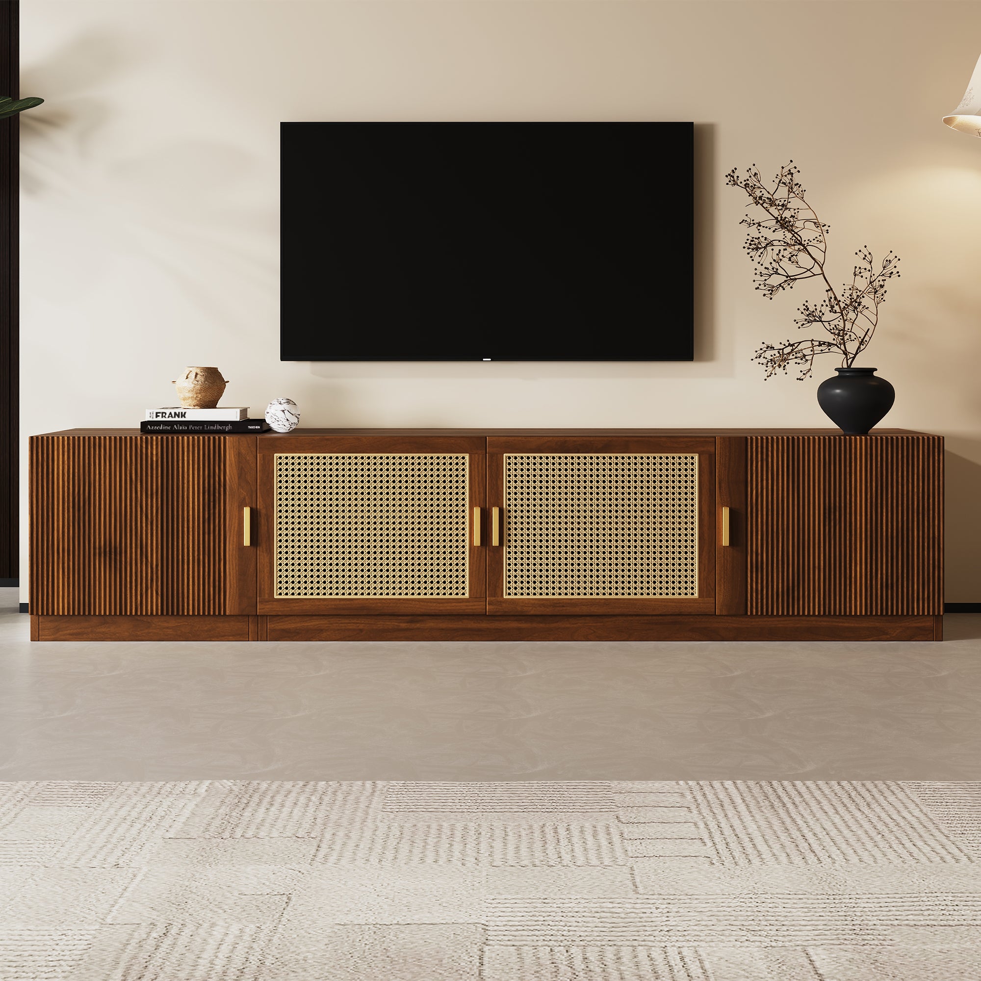 Birgit Rattan TV Stand