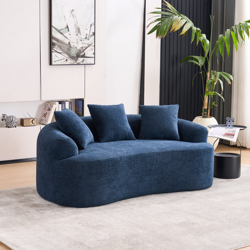 Greta Curved 65" Sofa