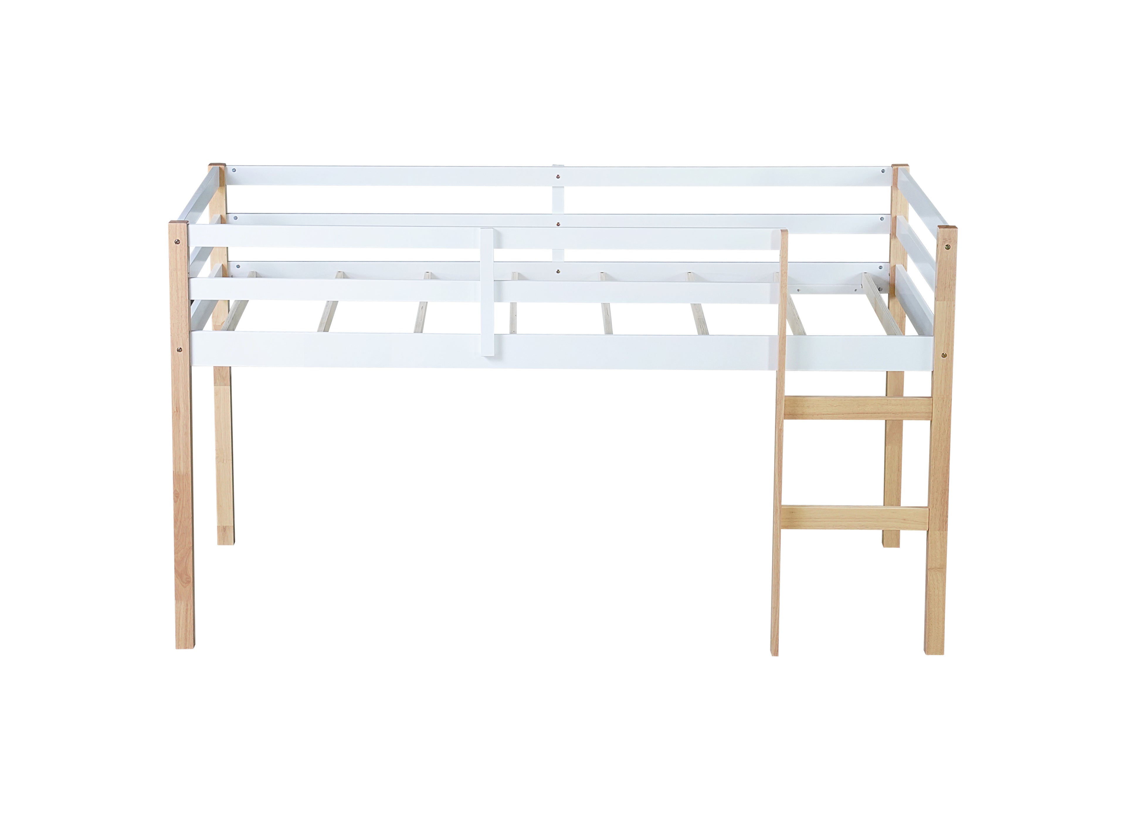 Veslemoy Solid Wood Twin Platform Bed Frame