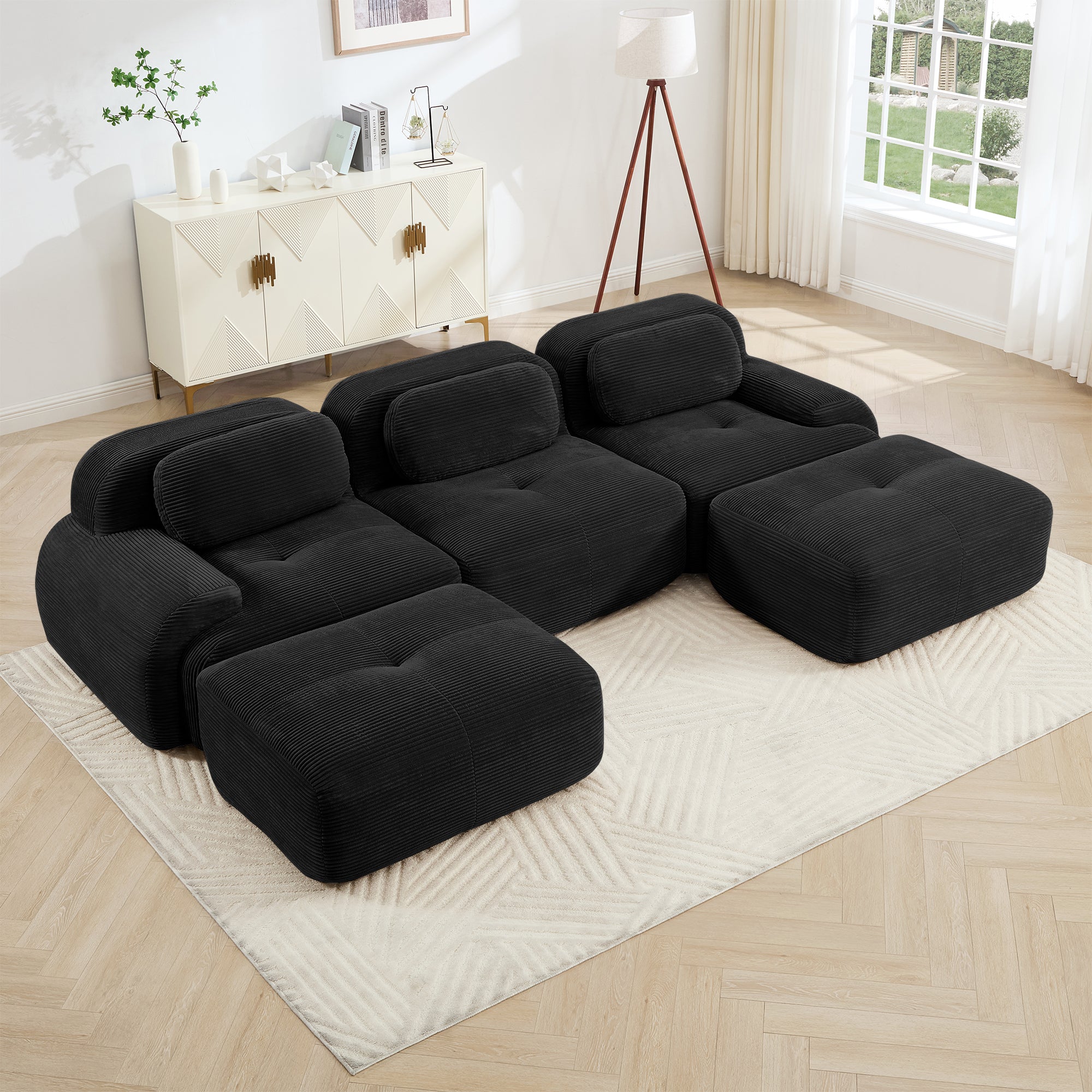 Bodil Curved 82" Sofa
