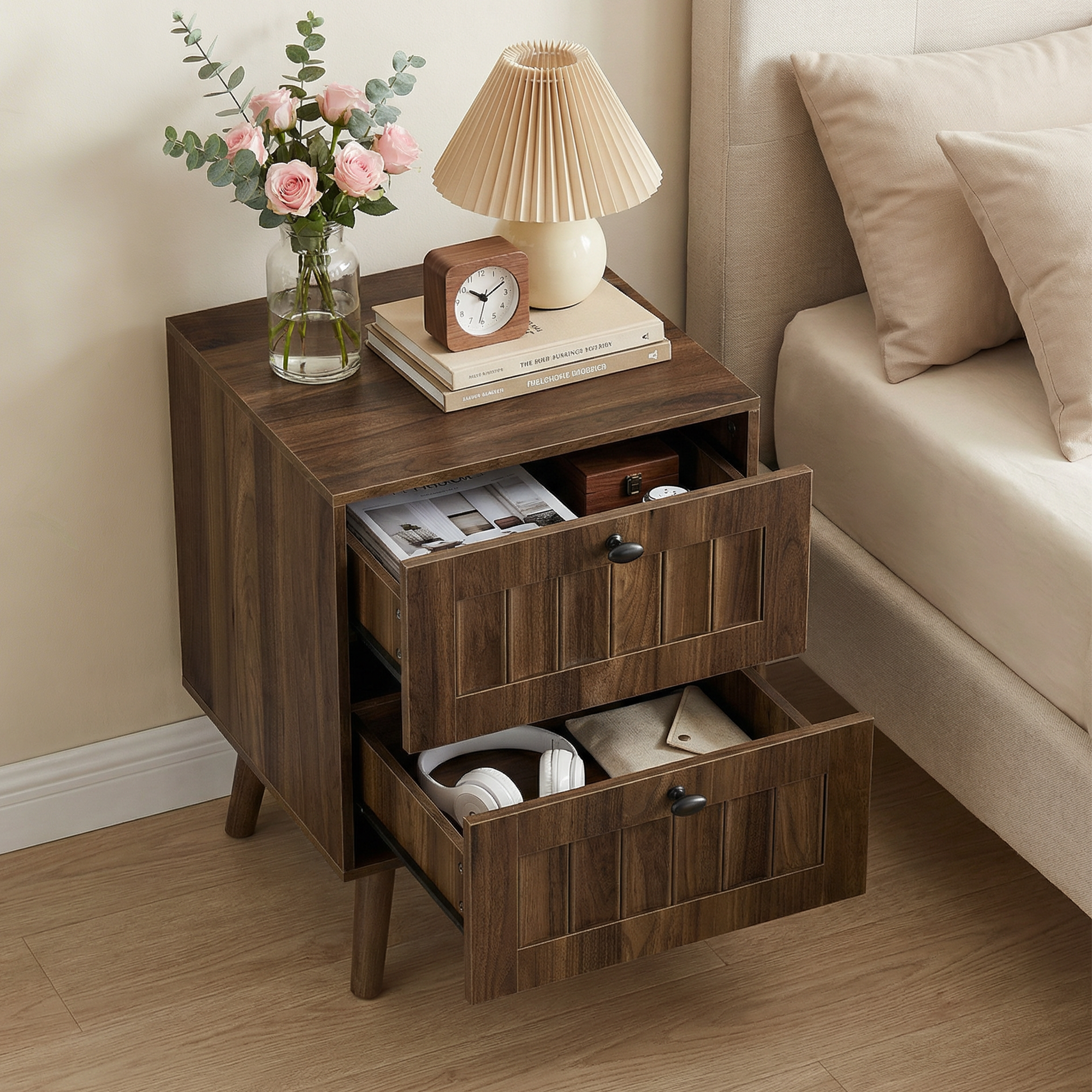 Viggo Walnut Nightstand