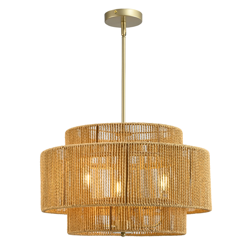 Hulda Rattan Chandelier